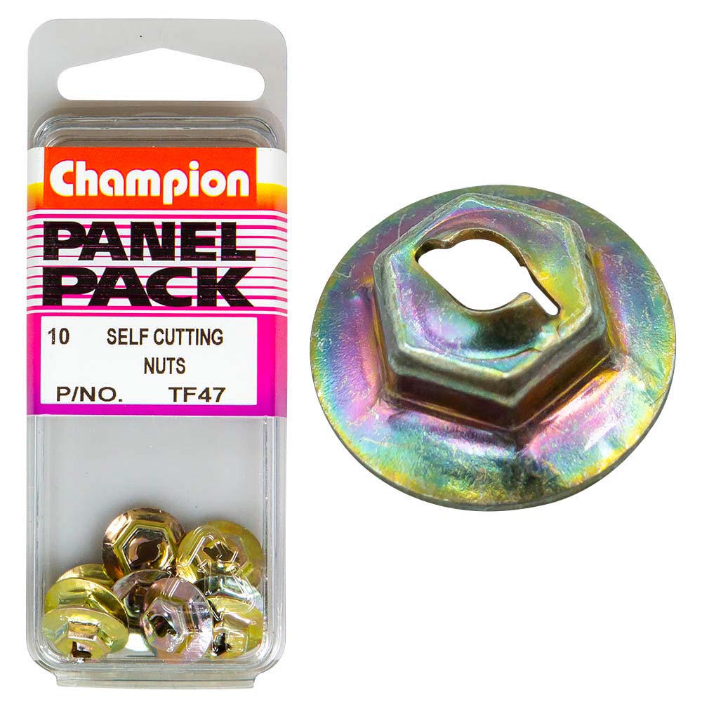 Champion 1/8In Self Cutting Nut -10Pk