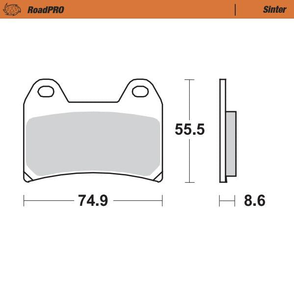 Brake Pads Front Moto Master Sintered For Aprilia Bmw Husqvarna Ktm Suzuki Yamaha