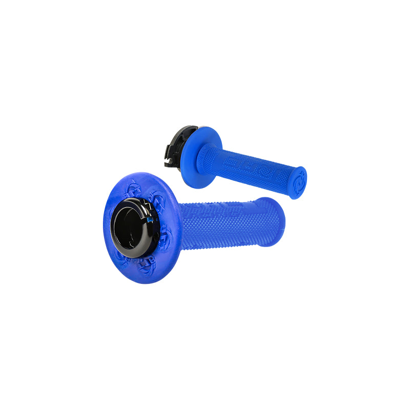 Defy Mx Lock On Grips Hot Laps Blue