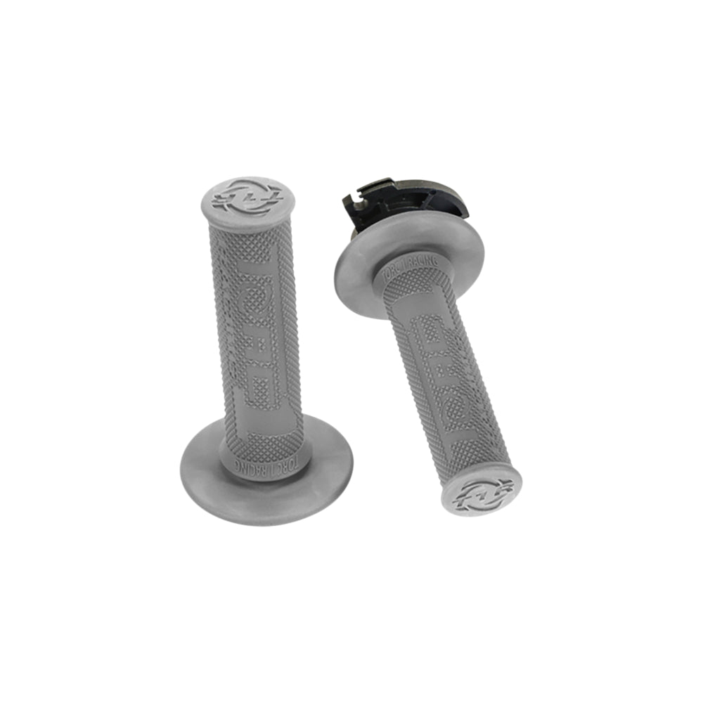 Defy Mx Lock On Grips Hot Laps Grey