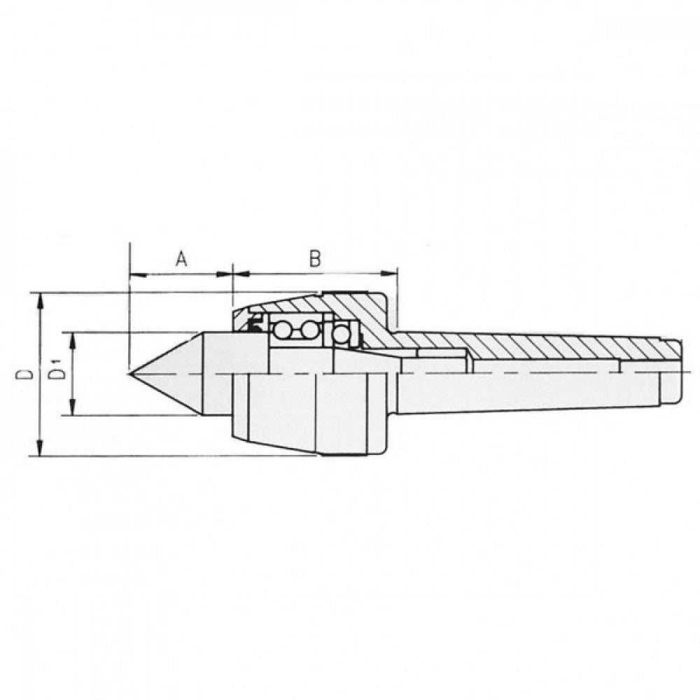 Mt3 High Speed Medium Duty Live Centre