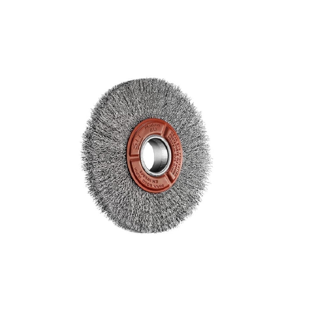 S.I.T. Wire Wheel For Bench Grinder - 200X23, Steel