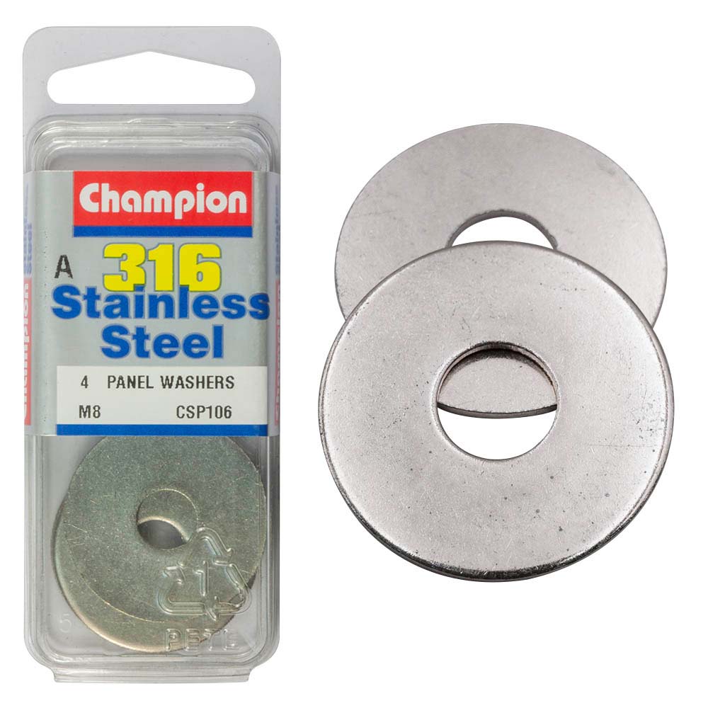 Champion 8Mm Panel Washer - 316/A4 (A)