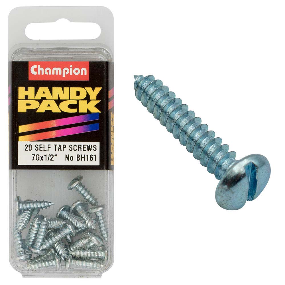 Champion 7G X 1/2In Self Tap Set Screw - Pan Hd