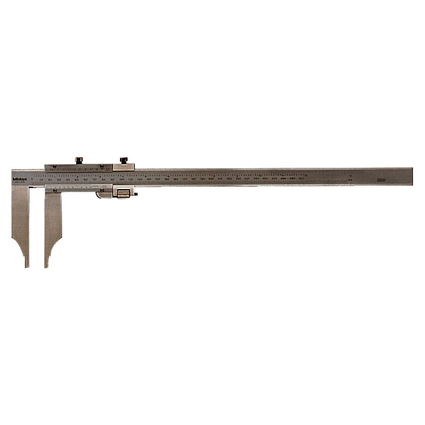 Mitutoyo Long Jaw Vernier 12"/300Mm X .001" / 0.02Mm With 90Mm Jaws