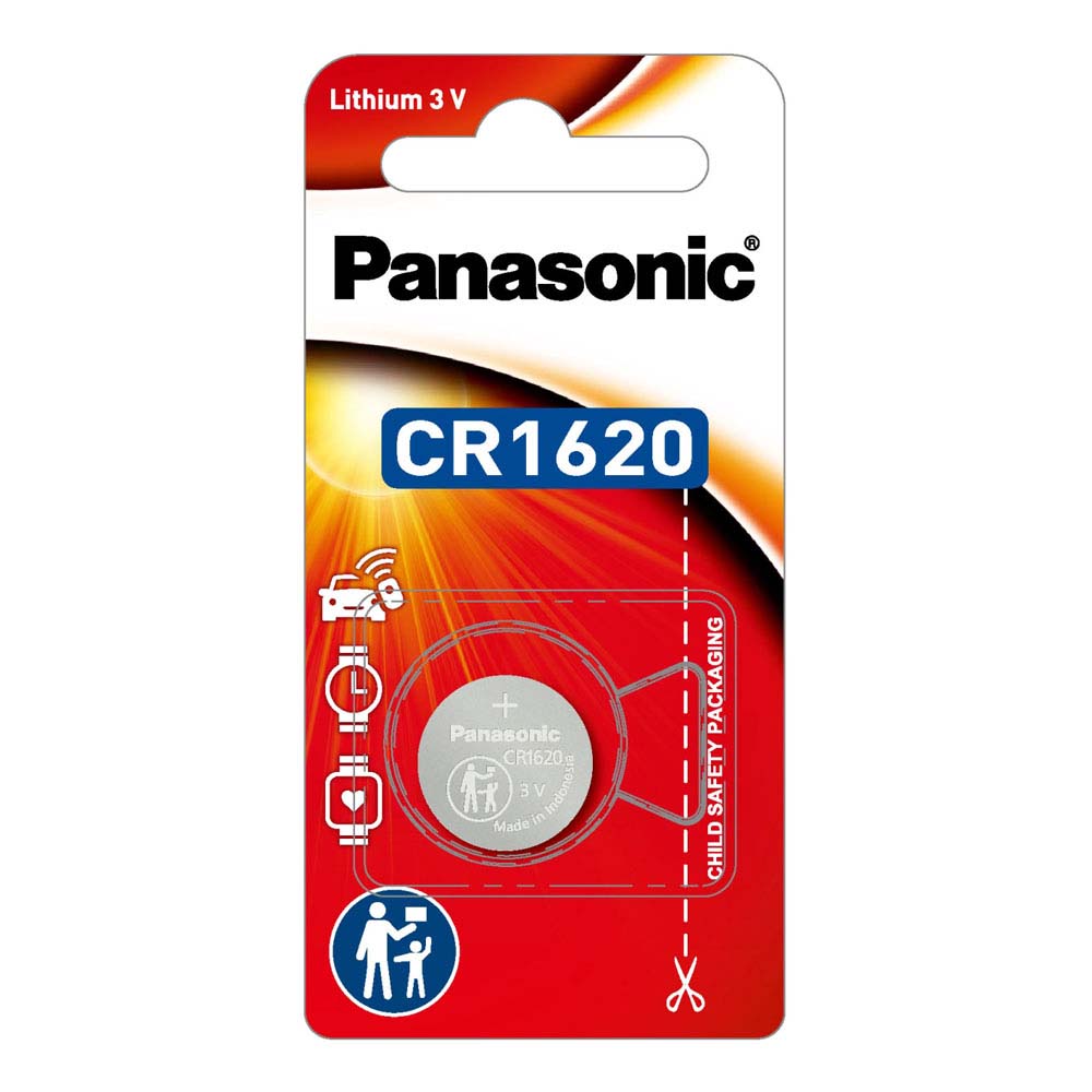 Panasonic 3V Lithium Coin Cell Battery (16Mm X 2.0Mm) - 1Pk