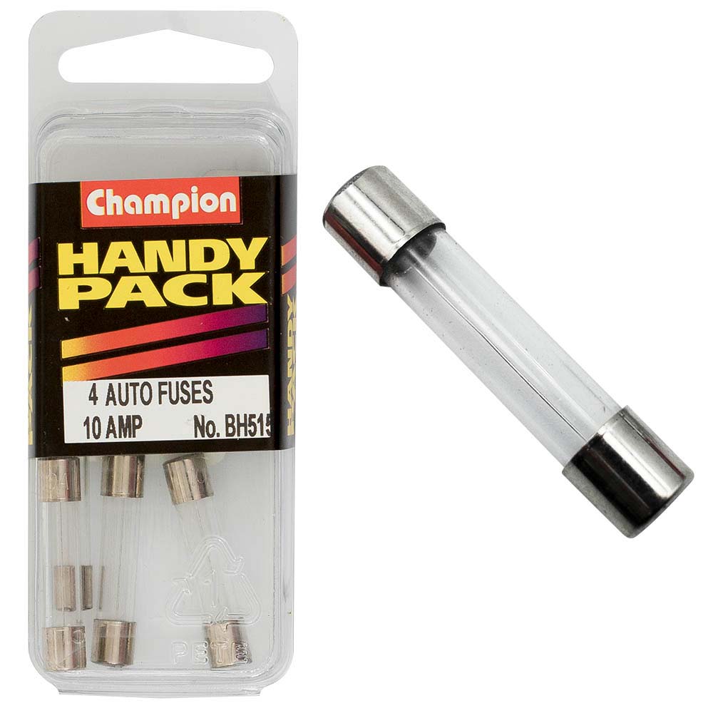 Champion 3Ag - 10Amp Glass Fuse