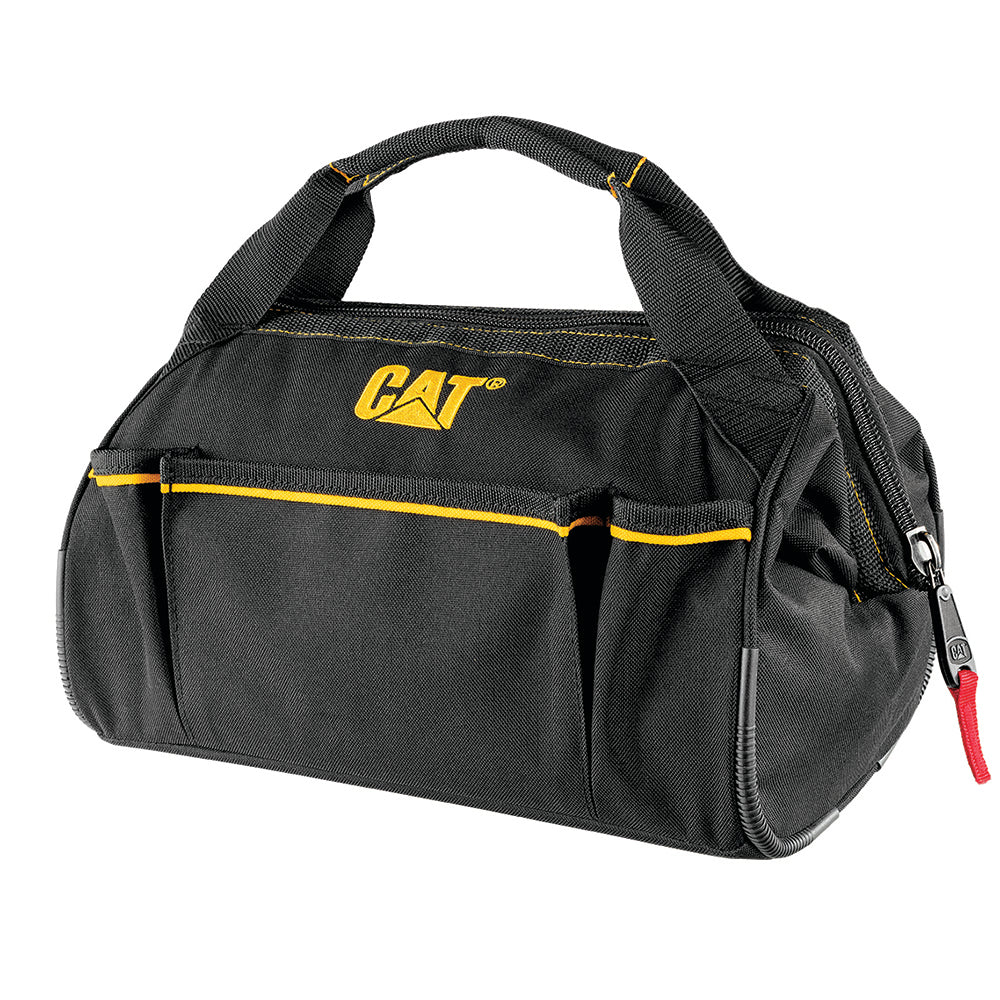 Cat Wide Mouth Tool Bag W/ Zip - Small
