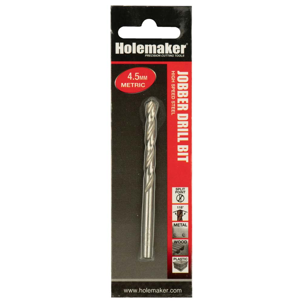 Holemaker Jobber Drill 4.5Mm - 1Pc (Carded)