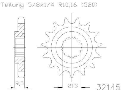 Sprocket Front Moto Master Cr250R Cr500R Trx450Er Sportrax Trx450R Crf450R Crf450X Crf450Rx 12T