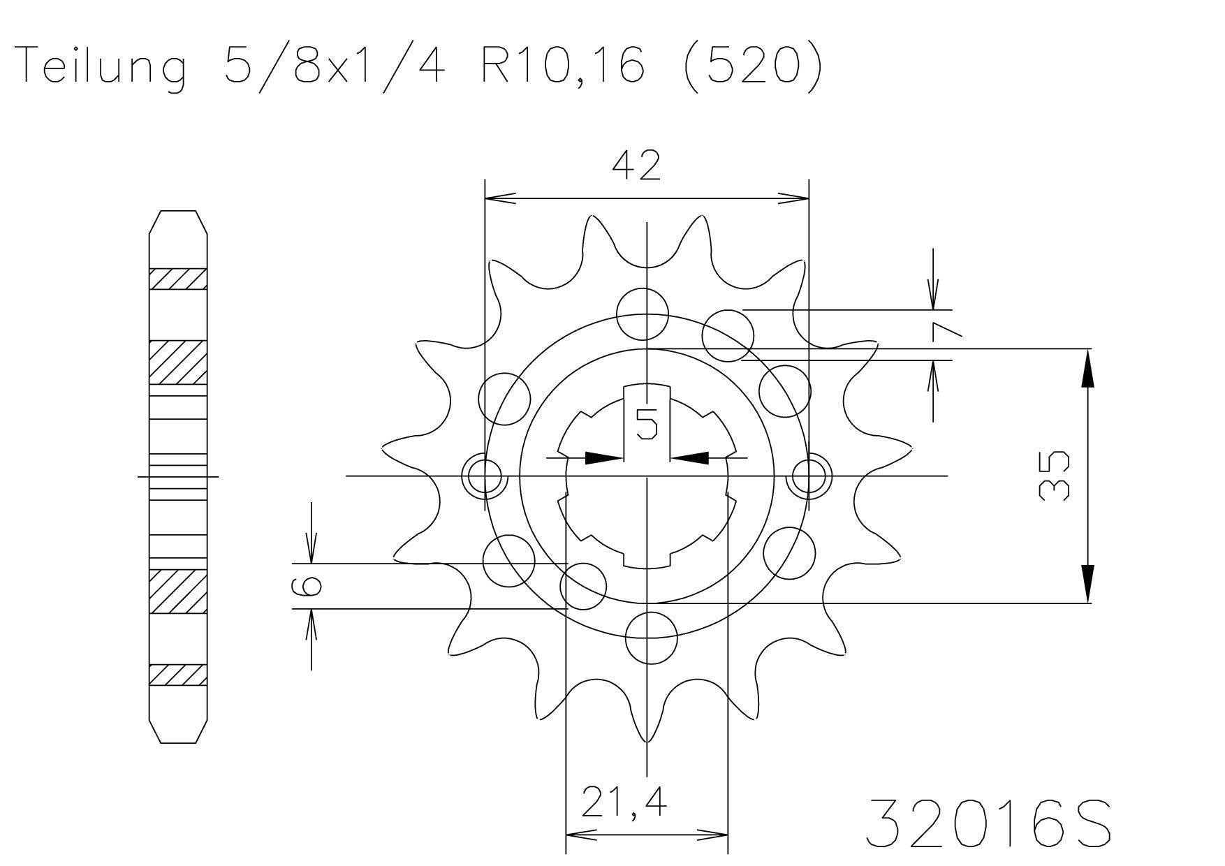 *Sprocket Front Moto Master Kawasaki Klx450R 07-23 Kx450F 06-23 Kx450X 21-23 14T