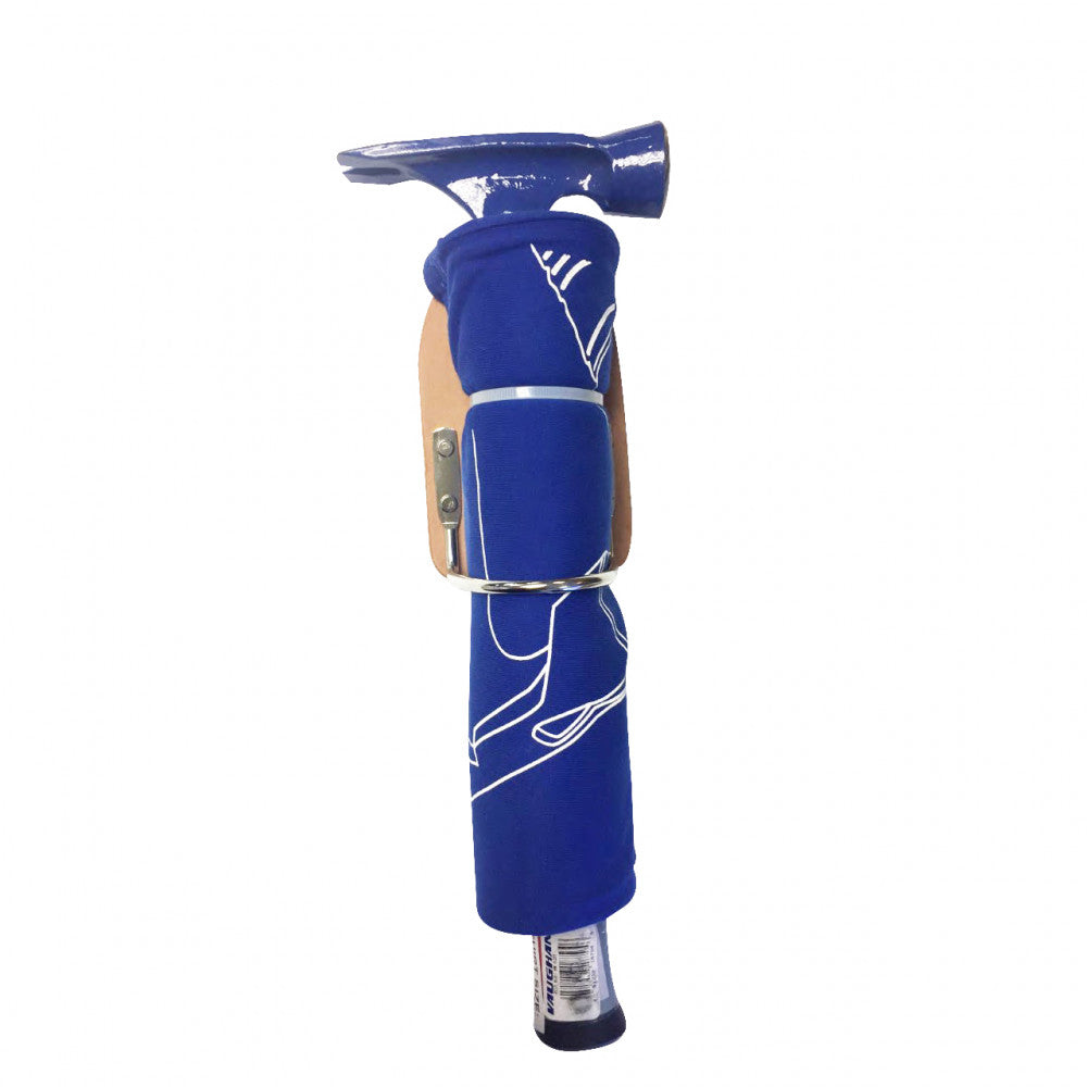 Vaughan Straight Claw Hammer 17Oz Stealth With Blue T-Shirt Attached