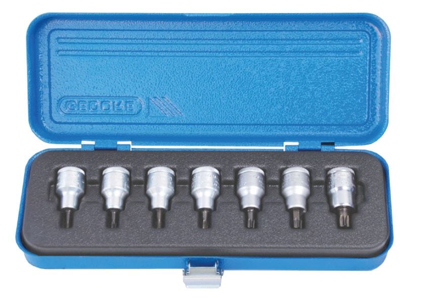 Gedore Itx19 - Mt Torx Socket Set (T20 - T50)