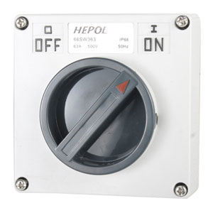 63A 3 Pole 415V Surface Switch Module