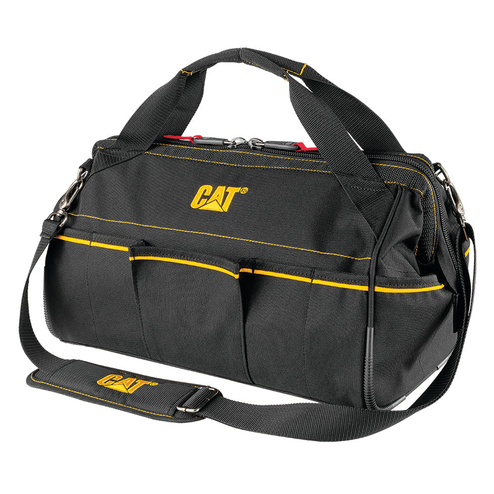 Cat Wide Mouth Tool Bag W/ Zip - Large