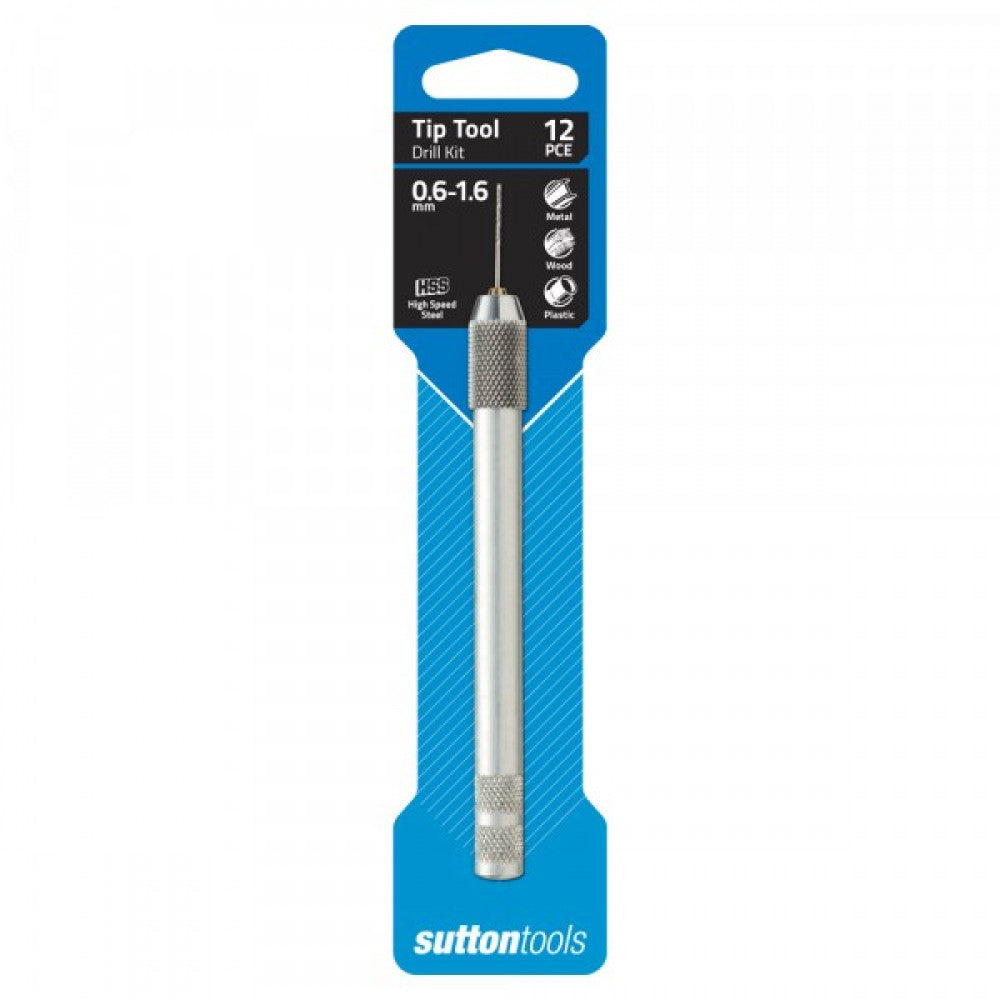Sutton Tools 0.6 To 1.6Mm Tip Tool Drill Kit