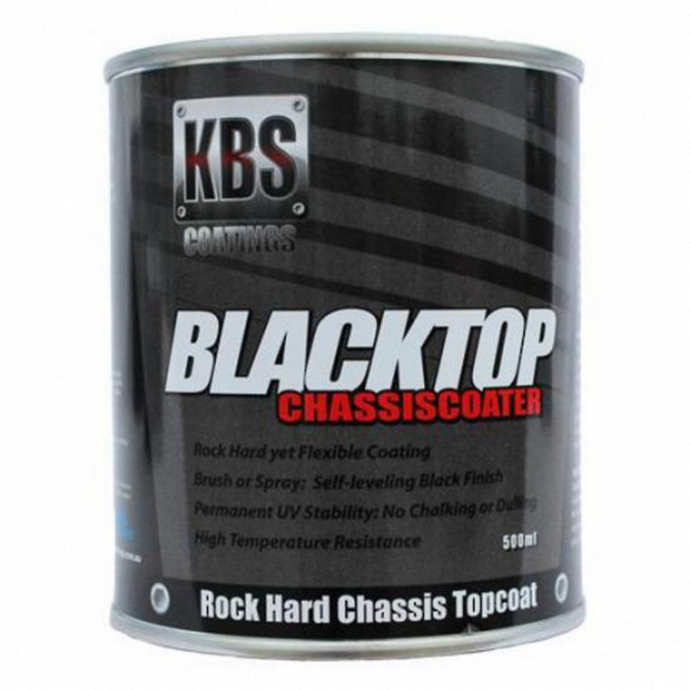 Kbs Blacktop Permanent Uv Top Coat Gloss Black 500Ml