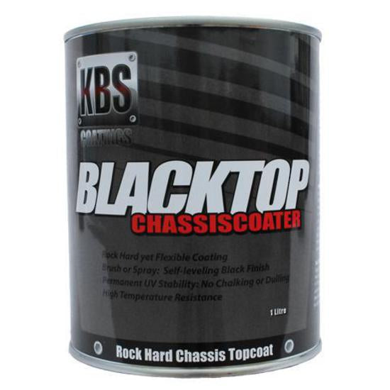 Kbs Blacktop Permanent Uv Top Coat Gloss Black 4 Litre