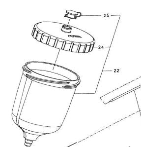 Iwata Breather Knob For Pcg.600P.2