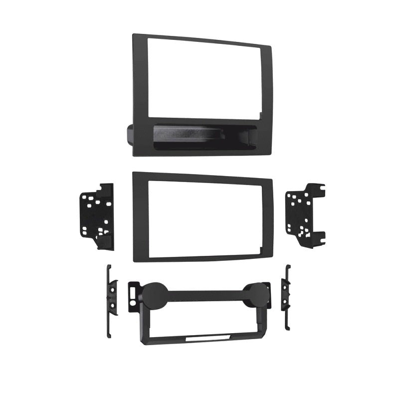 Fitting Kit Dodge , Jeep 2007 - 2008 Double Din (Conversion Kit) (Black)