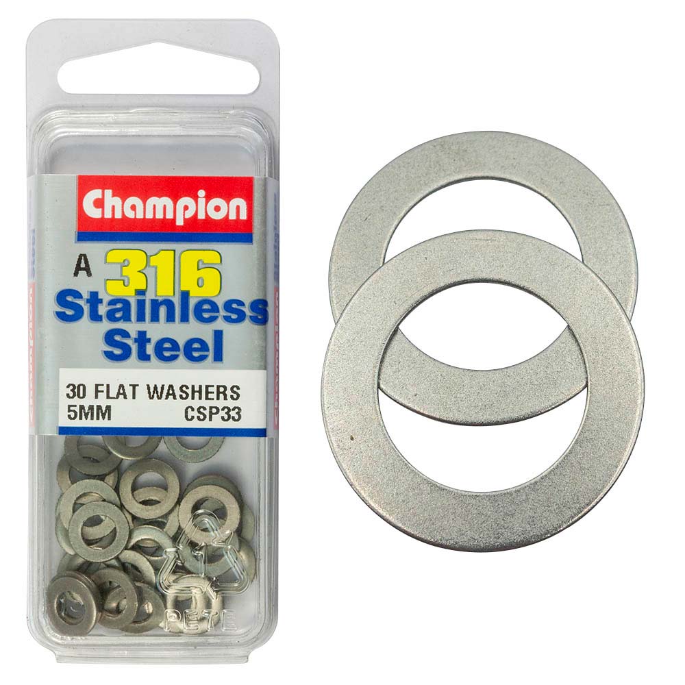 Champion 316/A4 M5 Flat Washer (A)