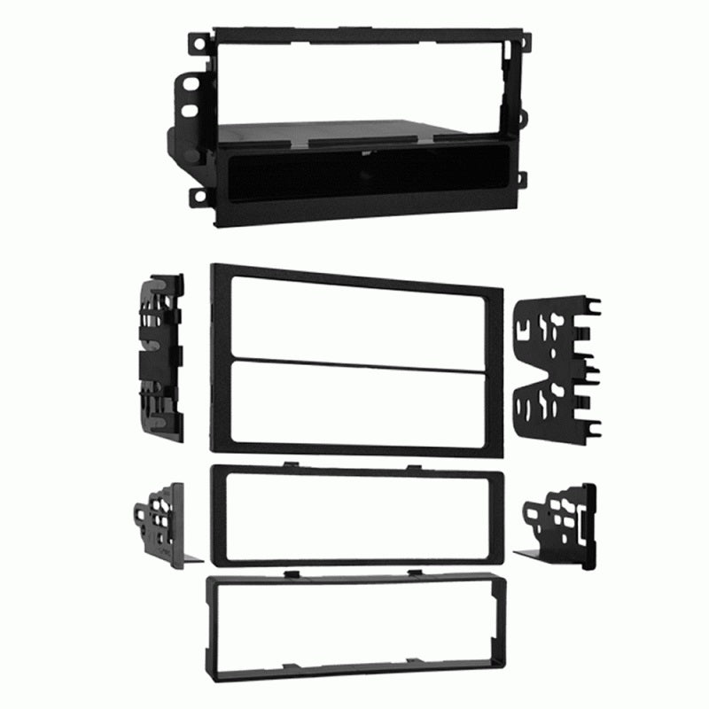 Fitting Kit Gm / Isuzu / Suzuki 1990 - 2012 Multi Kit Din & Double Din (Black)