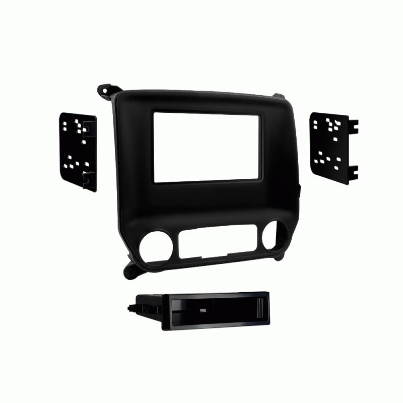 Fitting Kit Chevrolet Silverado / Gm Sierra 2014 On Din & Double Din (Black)