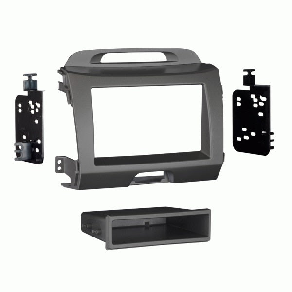 Fitting Kit Kia Sportage 2011 - 2016 Din & Double Din (Grey)