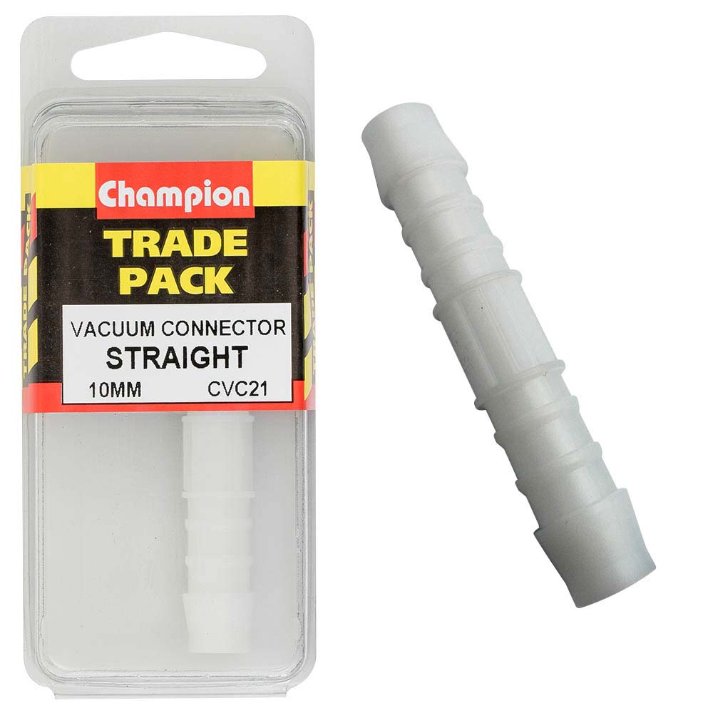 Champion Vacuum Hose - Straight Connector 10Mm