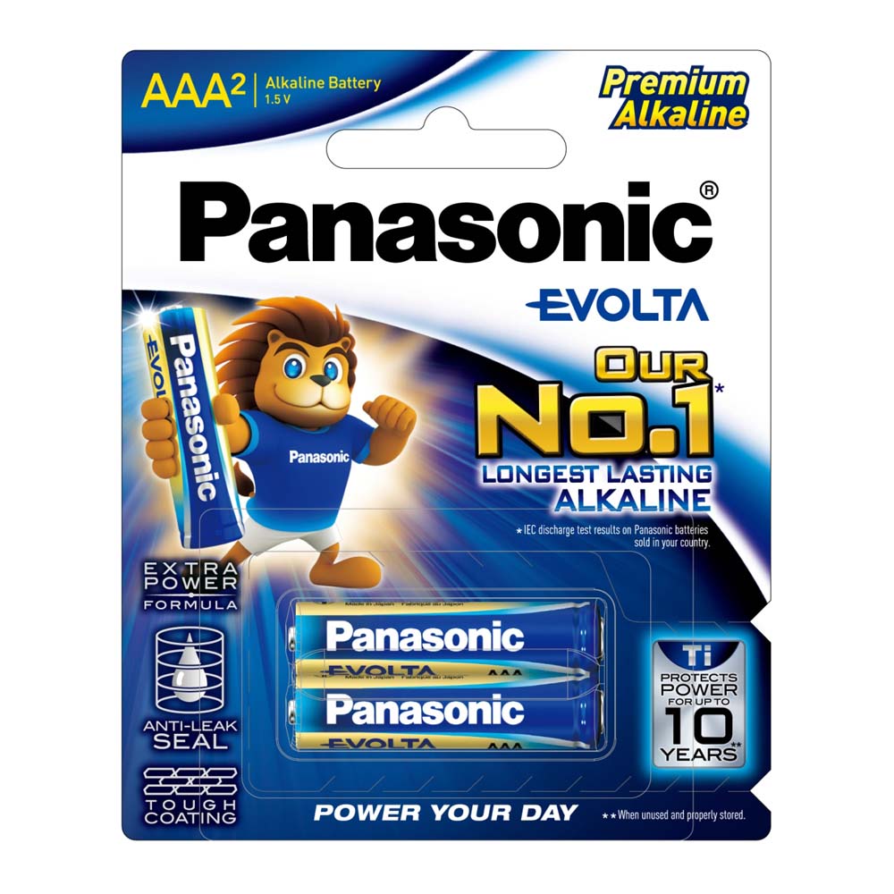 Panasonic Aaa Battery Evolta Alkaline (2Pk)