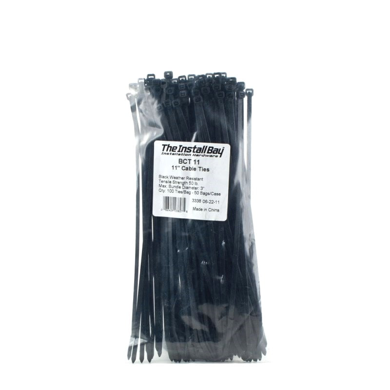 Cable Tie 300Mm X 4.8Mm Black Wide (100 Pk) Dlg Mms