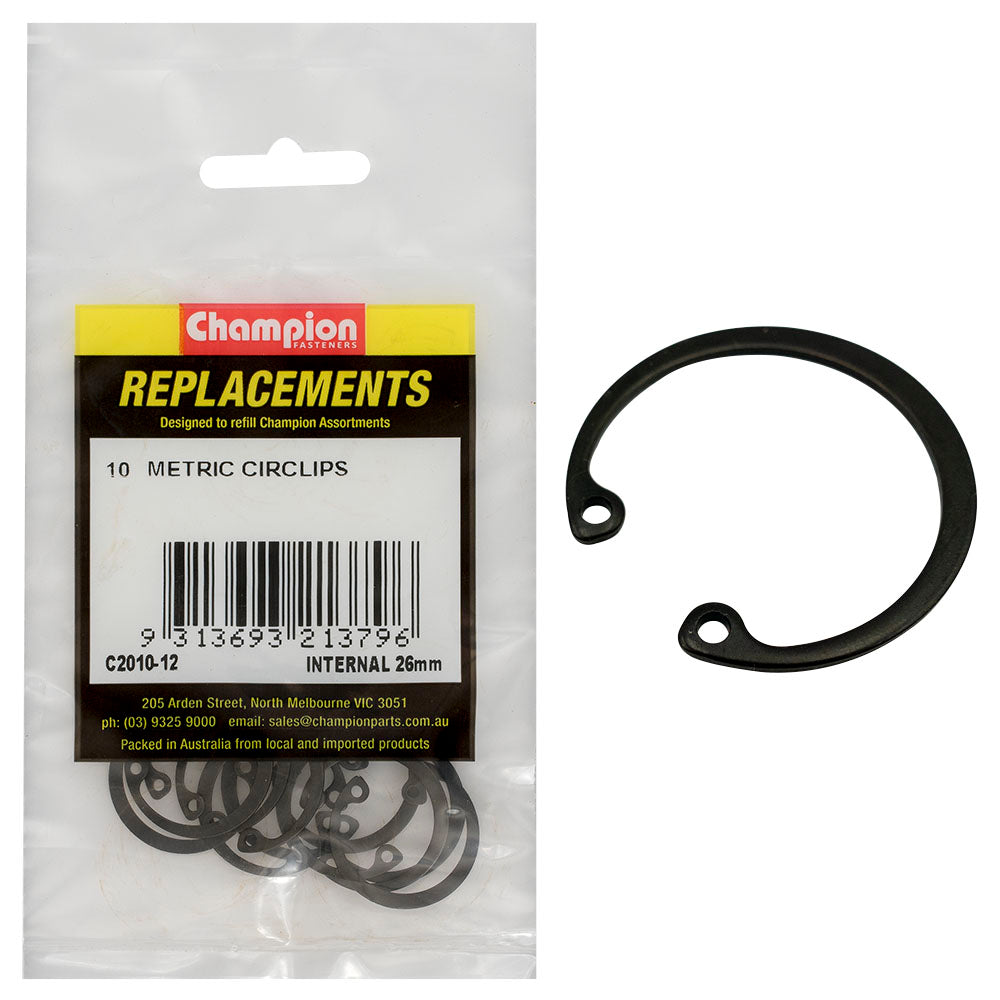 Champion 26Mm Internal Circlip -10Pk