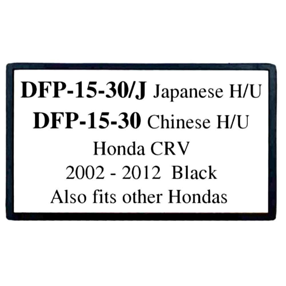 *Fitting Kit Honda Crv 2002 - 2012 Double Din (Chinese Inner Trim 177 X 99.6Mm)