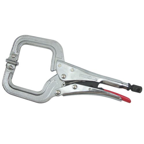 Strong Hand Locking C Clamp With Swivel Pads