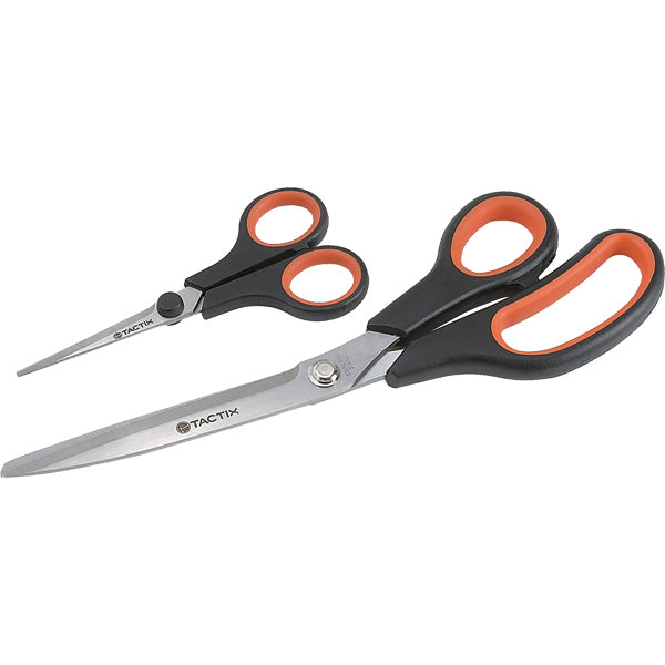 Fasteners Scissors Tactix 2Pc Scissor Set (140Mm & 275Mm)