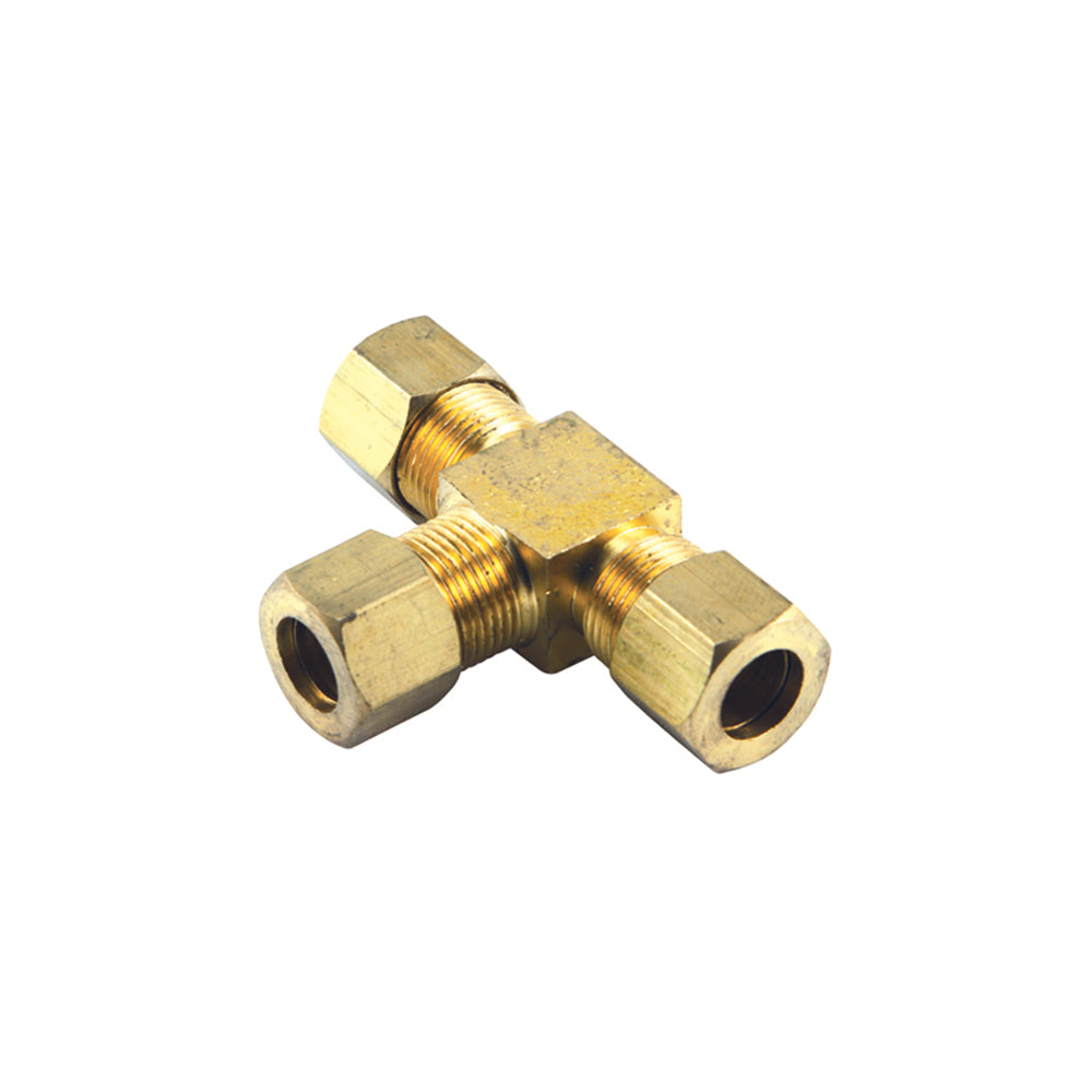 1/4In Bsp Brass T-Union Connector