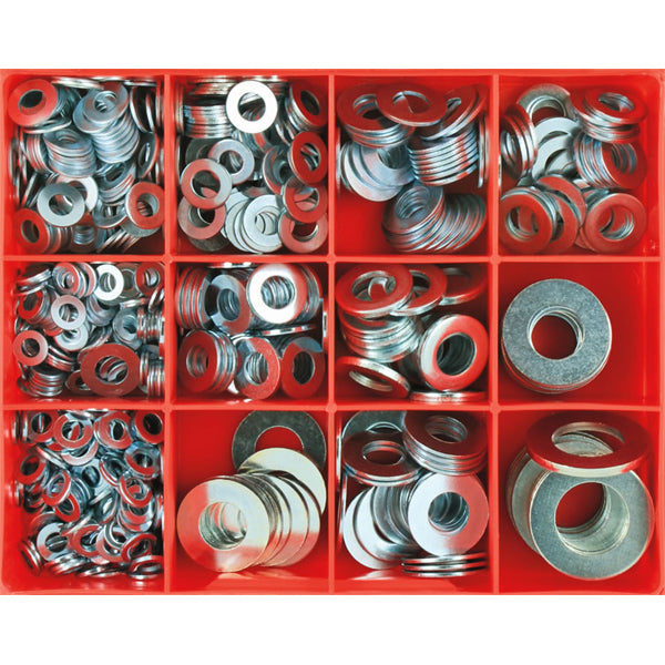 Champion 695Pc Flat Steel Washer Assortment