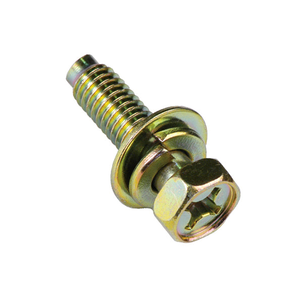 Champion M6 X 20Mm Sems Hex /Ph Bolt W/Spring & Flat Washer