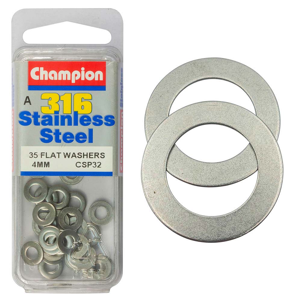 Champion 316/A4 M4 Flat Washer (A)