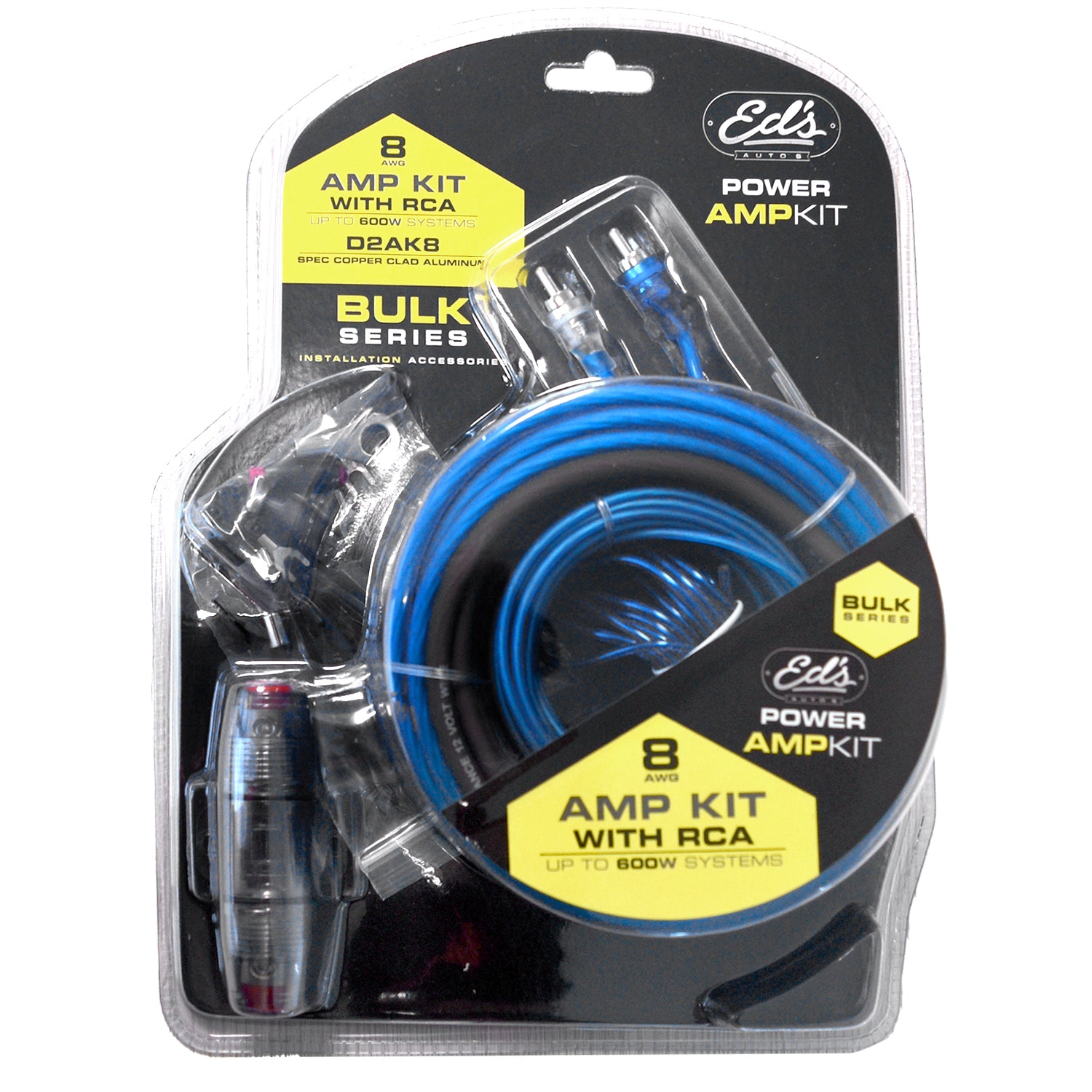 Eds Amp Kit 8Ga - Mini Anl Car Stereo Kit For Amplifier