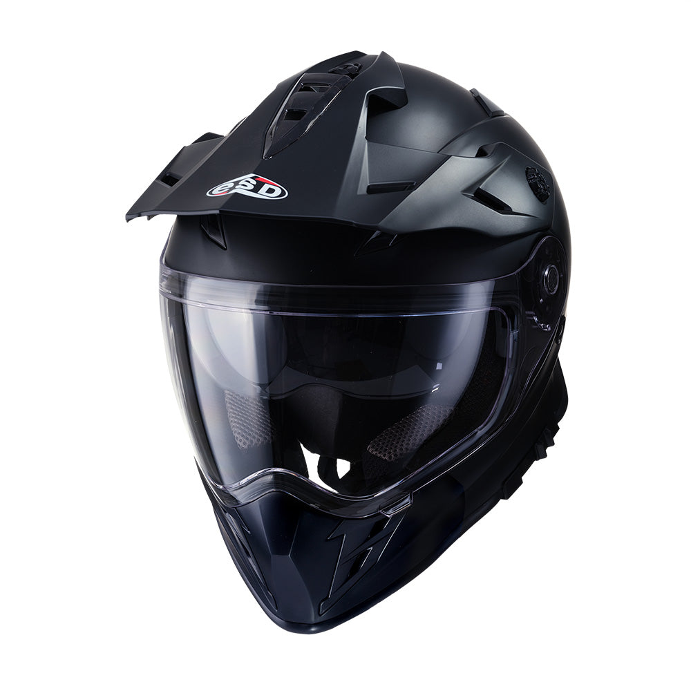 Adventure Motorcycle Helmet Eldorado E30 Medium Matte Black