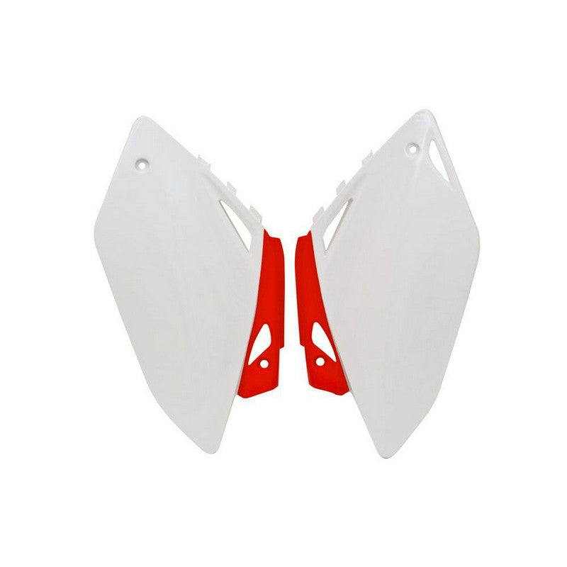 Sidepanels Rtech Crf450R 07-08  White Red