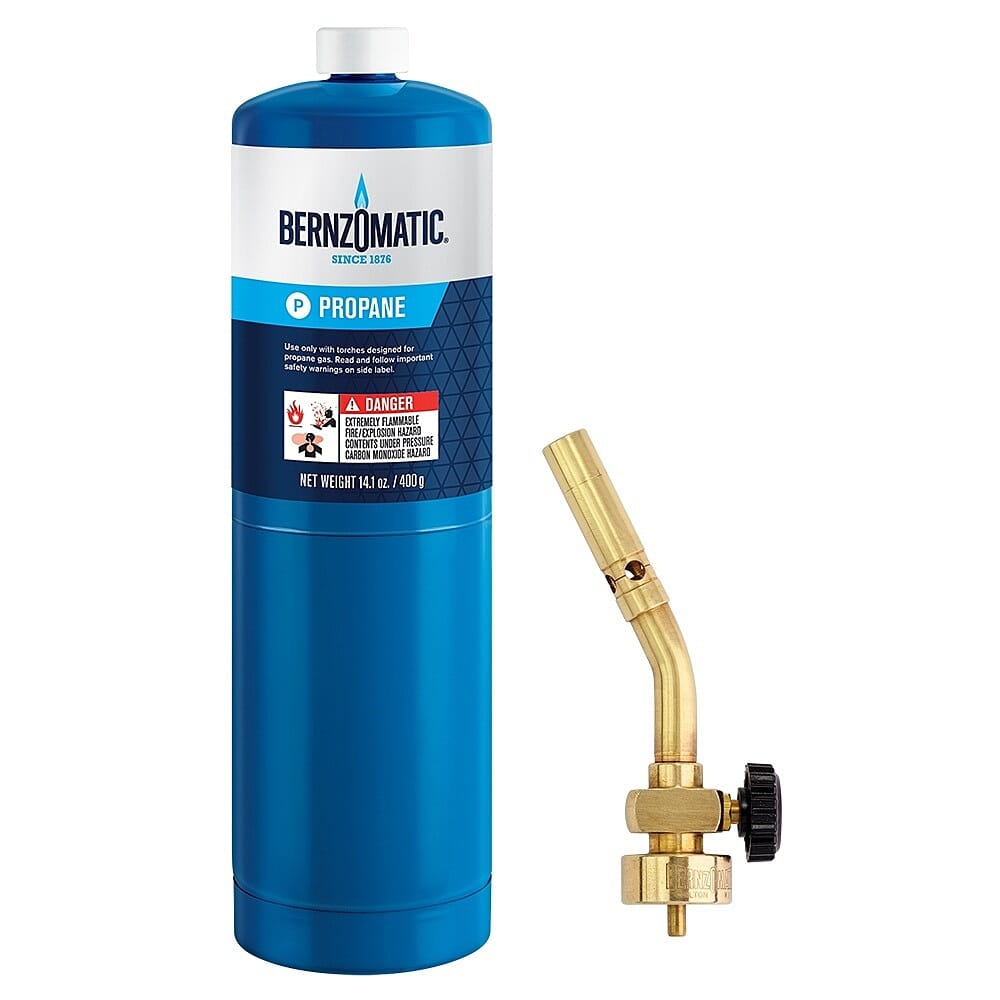 Bernzomatic Gas Torch Kit Brass 2Pc