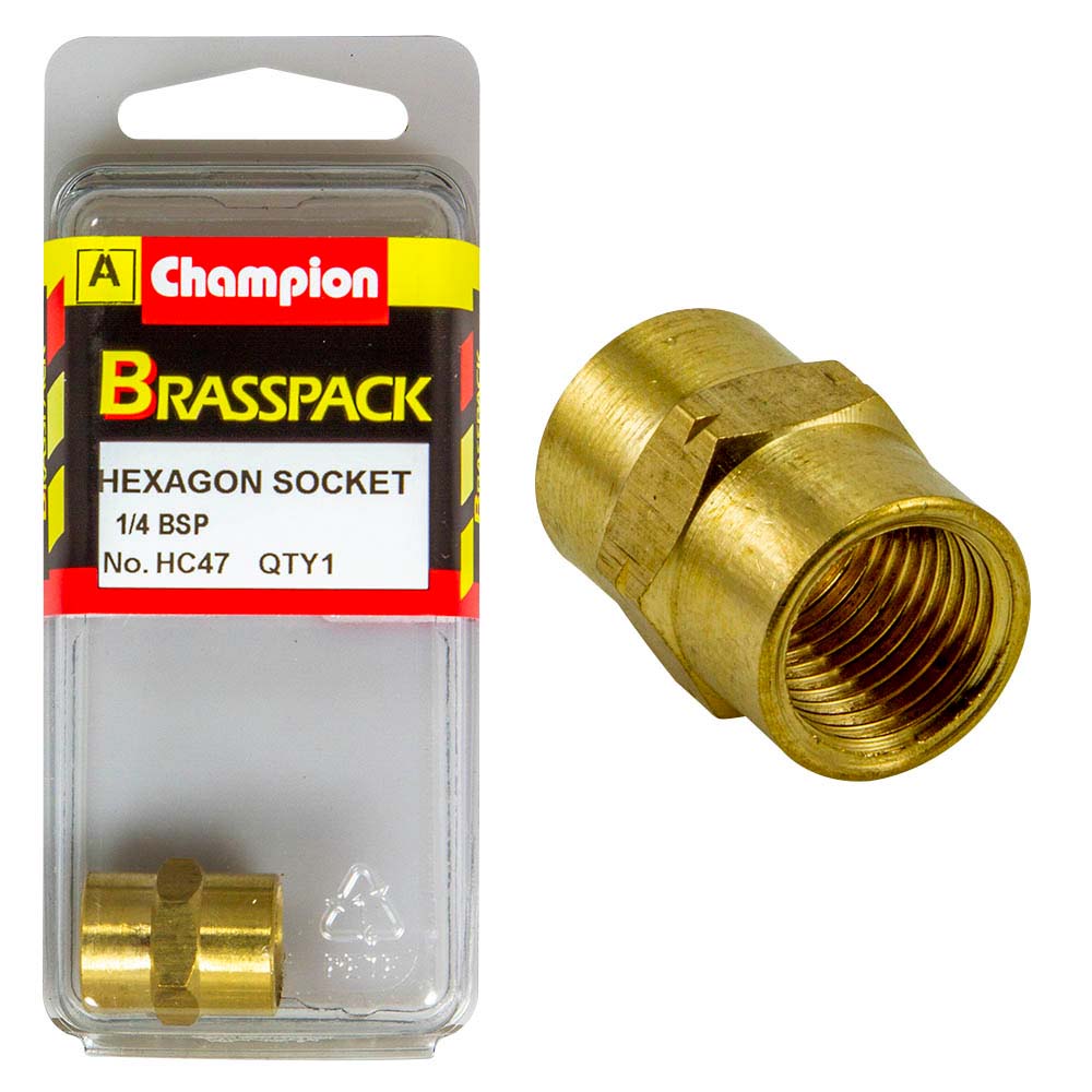 Champion Brass Hose Connector Pack 3/8In. - HC4 - Fittings