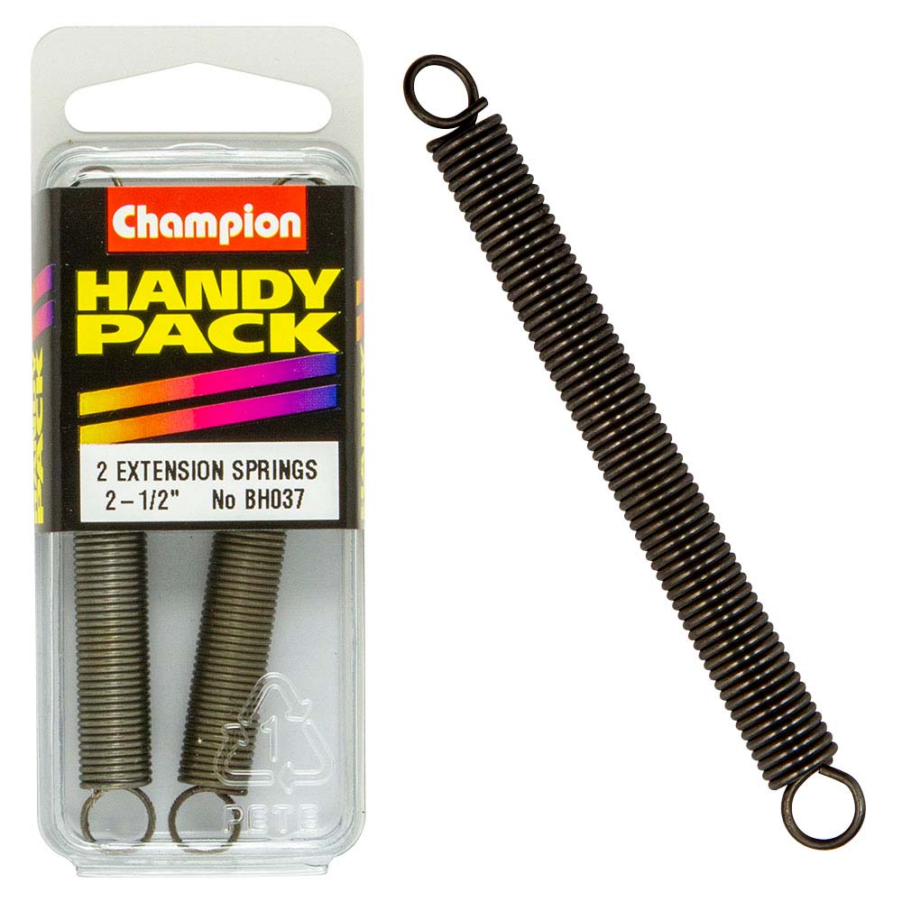 Champion 2-1/2In X 11/32In X 20G Extension Springs