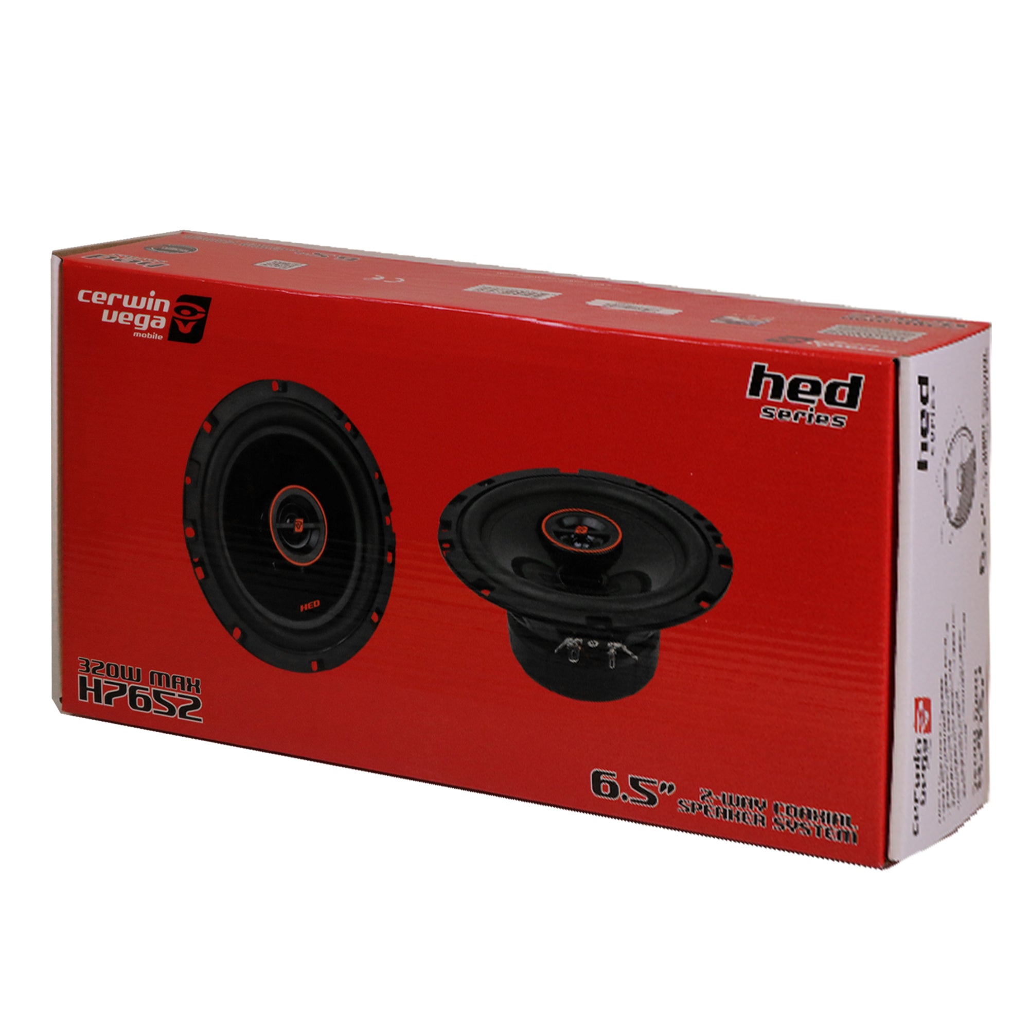 Cerwin Vega 6.5" Coaxial Speakers 60W Rms / 320W Max Pair Hed Series 2 Way