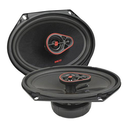 Cerwin Vega 6X8"  Coaxial Speakers 360W Pair Hed Series 3 Way