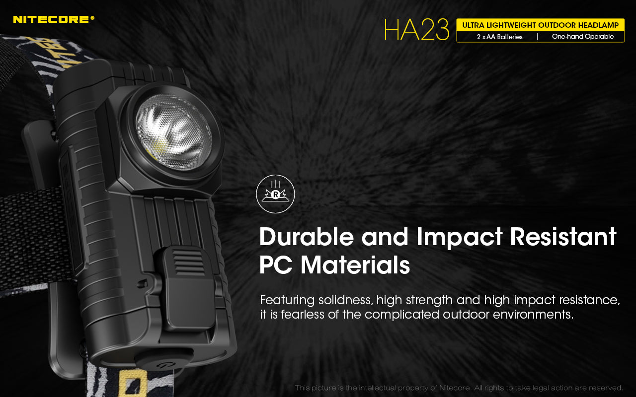 Nitecore Headlamp Lightweight Led Up To 230 Lumens Max Runtime 130 Hours