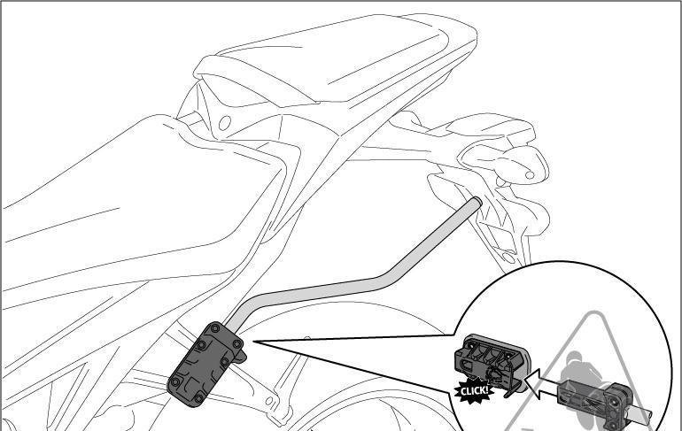 Sw-Motech Blaze Panniers Quick Lock Spacer Bar Honda Nc700 Nc700S  Nc700X 12-15  Nc750S Nc750X 15-20
