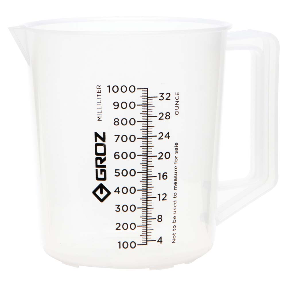 Groz Polypropylene Measuring Jug 1000Ml